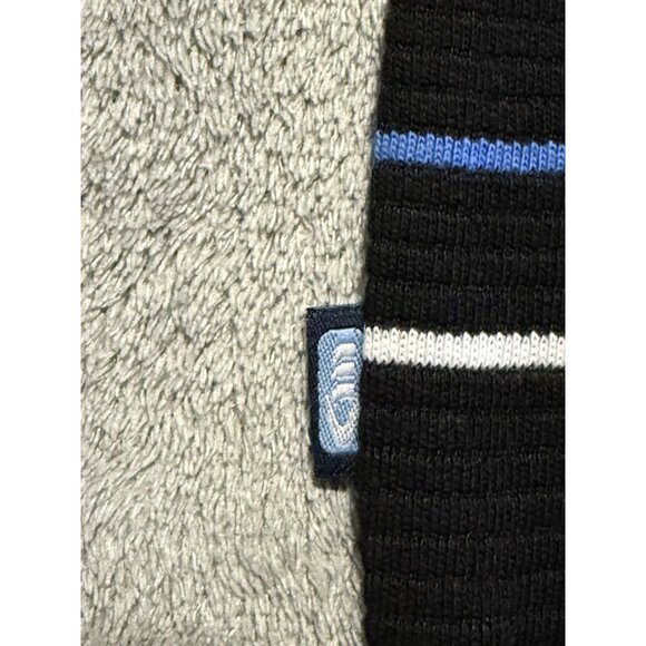 Koman Jeans Shirt Mens 3XL Multicolor Striped Polo Buttons Short Sleeve Coogi - Picture 5 of 7